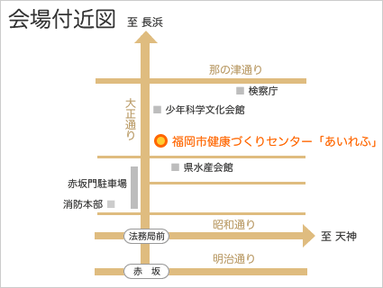 会場付近図